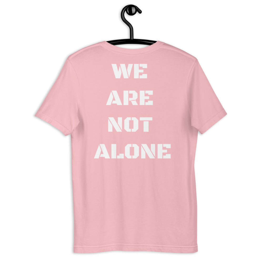 "We Are Not Alone Logo" Short-Sleeve Unisex T-Shirt